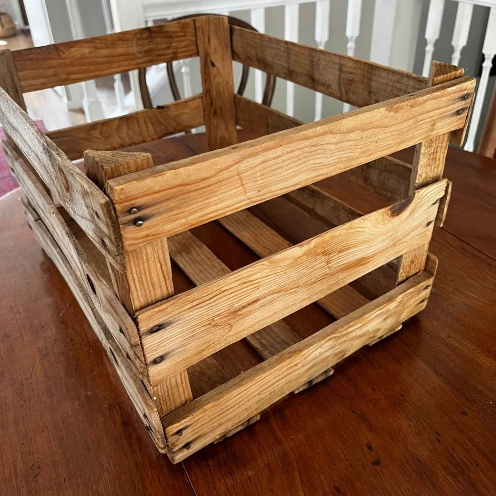 Antique Primitive Wooden Crate